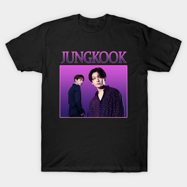 bts - jungkook vintage retro 90s style T-Shirt by chidees